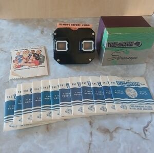 1950s Vintage Sawyer’s View-Master Stereoscope W/ Booklet & 12 Original Reels